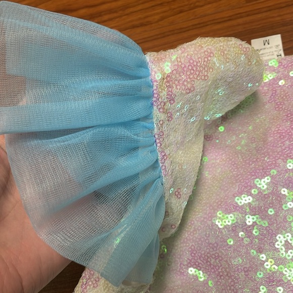 Sanrio Cinnamoroll Girls Blue Sparkly Birthday Dress size M - Picture 10 of 12